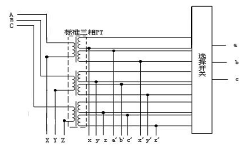 變比測試儀檢定裝置工作原理圖.jpg 變比測試儀檢定裝置工作原理圖.jpg